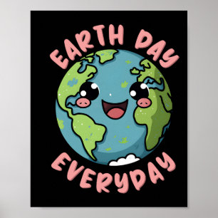 Affiche Jour des terres Chemise Enseignant Environnement J