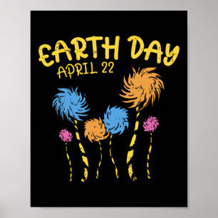 Affiche Jour des terres Chemise Sauver l'environnement Eco