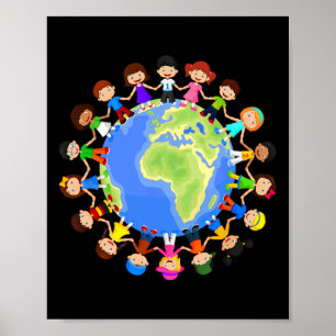 Affiche Jour des terres Costume Enfants Jour des terres Ho