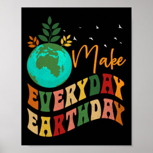 Affiche Jour des terres de sensibilisation De l'environnem