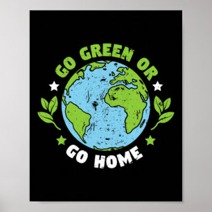 Affiche Jour des terres Devenez écolo De l'environnement O