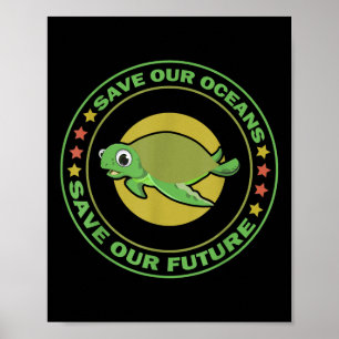 Affiche Jour des terres Droits des animaux Tortue De l'env