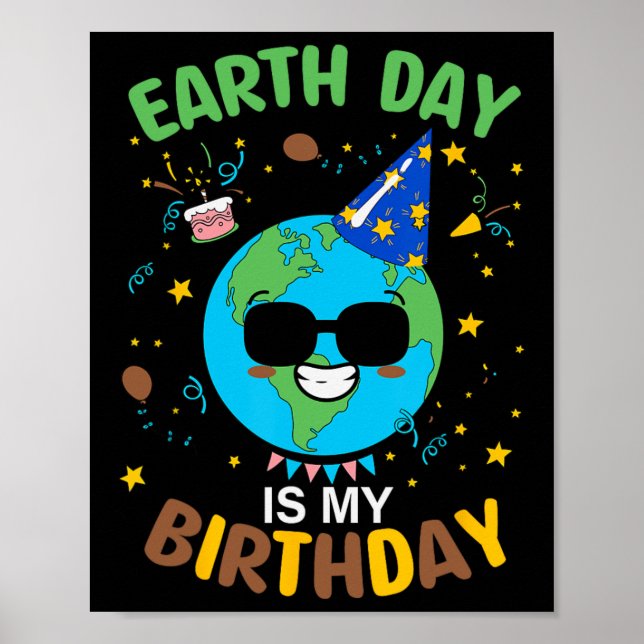 Affiche Jour des terres Est Mon Anniversaire 3 (Devant)