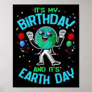 Affiche Jour des terres Est Mon Anniversaire Avril 22 Drôl