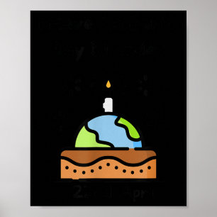 Affiche Jour des terres Est Mon Anniversaire Pro Environme
