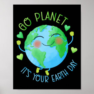 Affiche Jour des terres Go Planet C'est votre Jour des ter