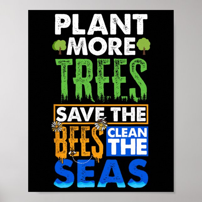 Affiche Jour des terres mondial de l'environnement De l'en (Devant)