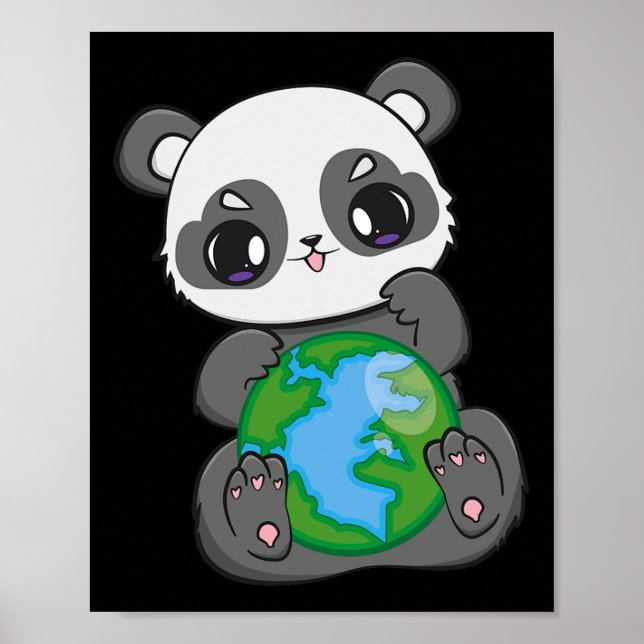 Affiche Jour des terres mondial Panda (Devant)