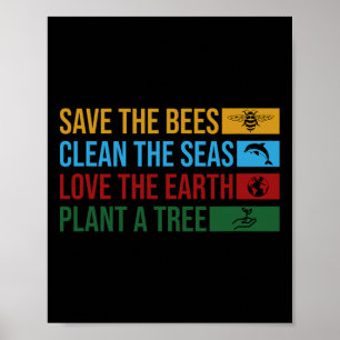 Affiche Jour des terres Planète Science De l'environnement