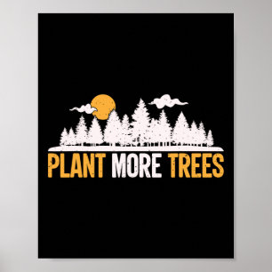Affiche Jour des terres - Plante Plus Arbres Arbres Hugger