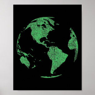 Affiche Jour des terres Sauver notre planète Changement cl
