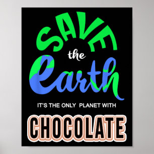 Affiche Jour des terres - Sauvez La Terre La Seule Planète
