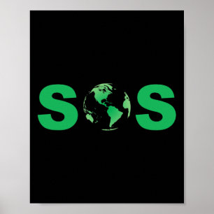 Affiche Jour des terres Sos Pro-science Sauvez la planète