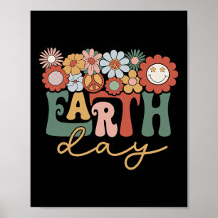 Affiche Jour des terres Super Flower Lover Planet World En