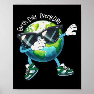 Affiche Jour des terres Tous Les Jours Drôle Jour des terr
