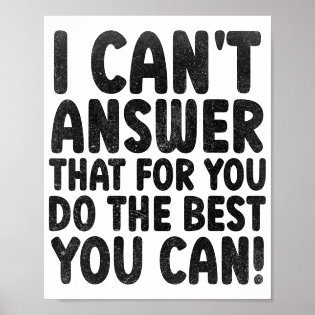 Affiche Jour d'essai 2022 Je ne peux pas répondre que pour (Devant)