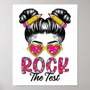 Affiche Jour d'essai Filles Messy Bun Jour d'essai Enseign