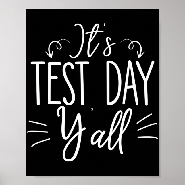 Affiche Jour d'essai Yall Funny examen final confiance étu (Devant)