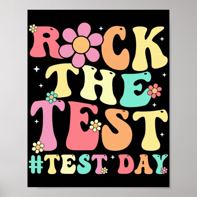 Affiche Jour d'essais Test Retro Motivational Teacher St (Devant)