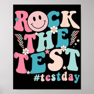 Affiche Jour d'essais Test Retro Motivational Teacher St