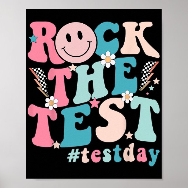 Affiche Jour d'essais Test Retro Motivational Teacher St (Devant)
