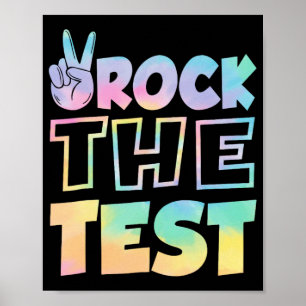 Affiche Jour d'essais Test Retro Motivational Teacher St