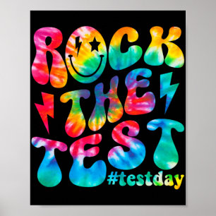 Affiche Jour d'essais Test Retro Motivational Teacher St