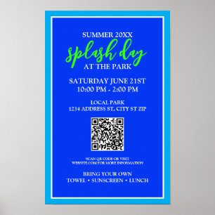 Affiche Jour d'été à l'aube au parc   Evénement extérieur