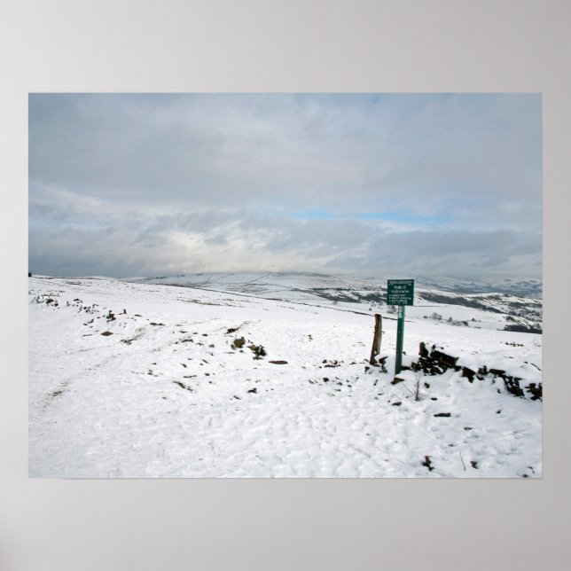 Affiche Jour d'hiver Bowstonegate Carte postale (Devant)