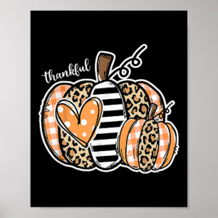 Affiche Jour du Bon thanksgiving Citrouille 2024