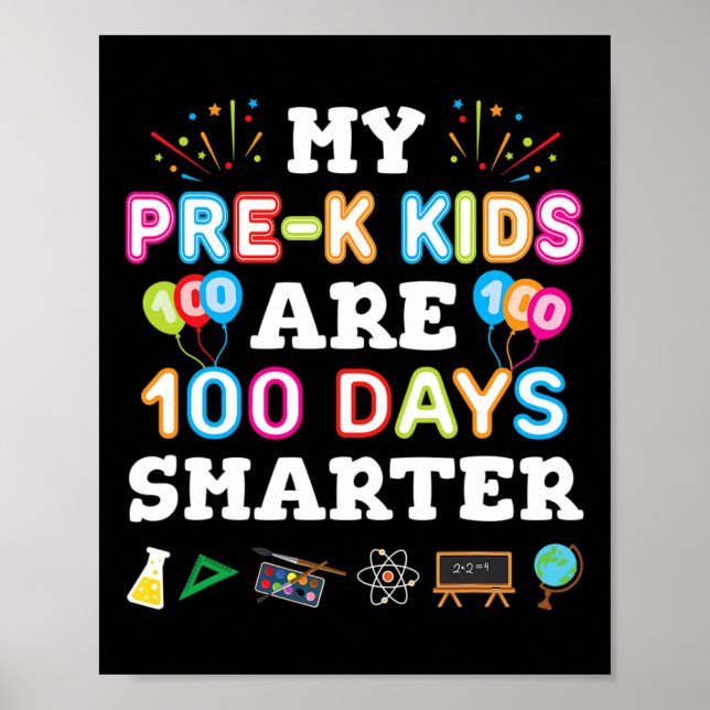 Affiche Jour Du Cadeau De L'École Pour L'Enseignant Présco (Devant)