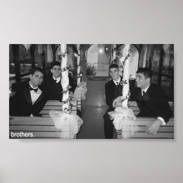 Affiche jour du mariage (Devant)