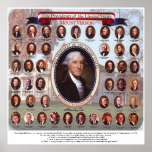 Affiche Jour du Président - Fête la plus étrange