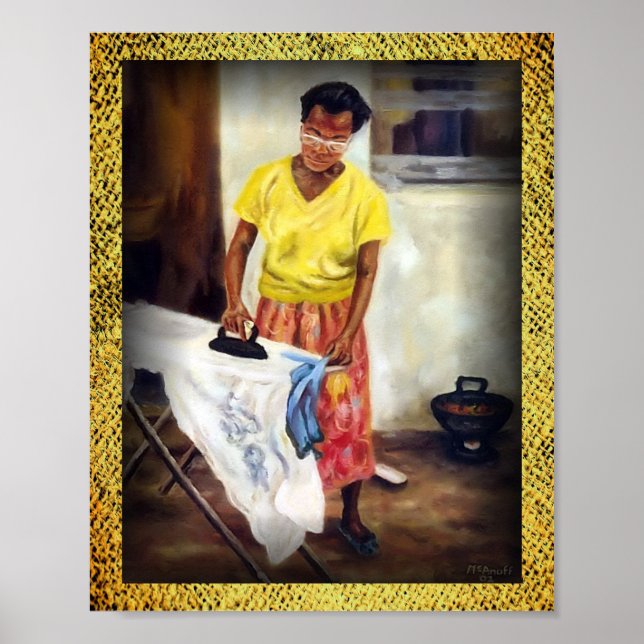 Affiche 'Jour du repassage' (Devant)