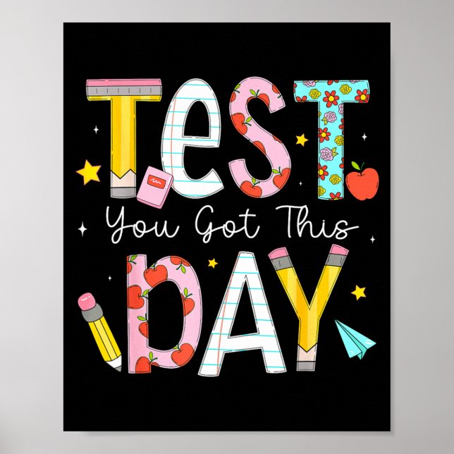 Affiche Jour du Test C'est Parti pour les Enfants Élèves E (Devant)