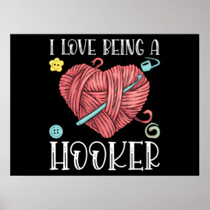 Affiche Jour du Tricot du Crochet de fil