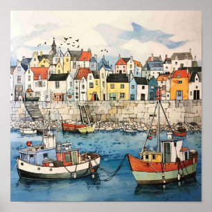 Affiche Jour En Bord De Mer