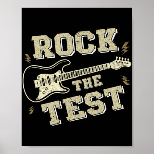 Affiche Jour Enseignant Rock Le Test Guitare Enseignant Te