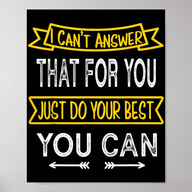 Affiche Jour Enseignant Shirt Standardian Examen Staar Fsa (Devant)