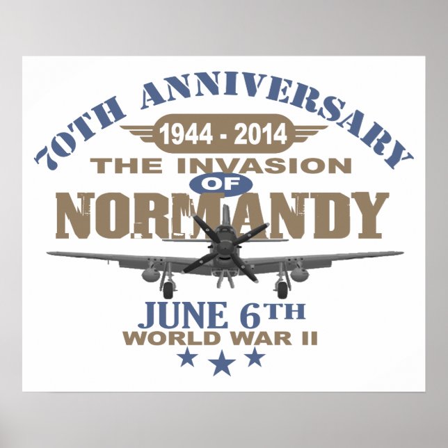 Affiche Jour J 70e anniversaire Bataille de Normandie (Devant)
