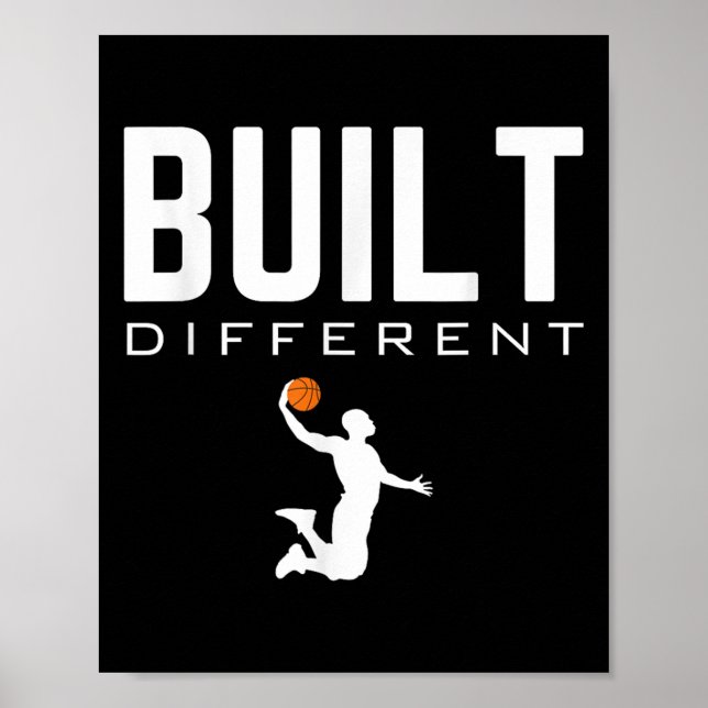 Affiche Jour M du jeu de devis du joueur de basket-ball (Devant)