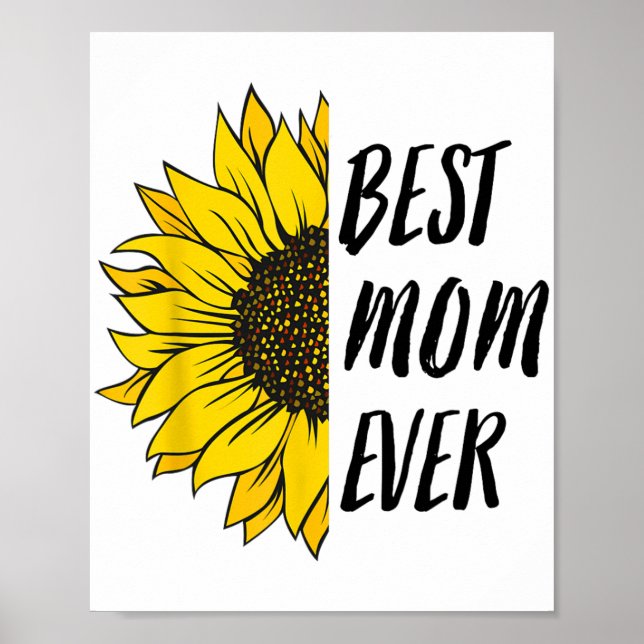 Affiche Jour Meilleure Maman Jamais De Fille Fils Maman En (Devant)
