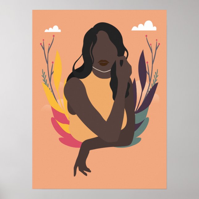 Affiche Jour Noir de Concept Fun tiré à la main 2/3 (Devant)