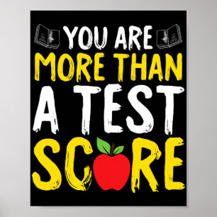 Affiche Jour où vous êtes plus qu'un test d'état de score 