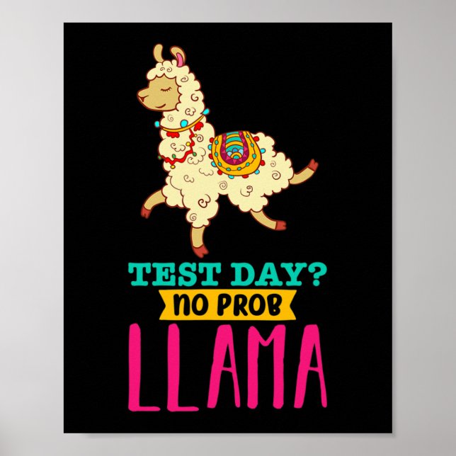 Affiche Jour Pas De Problème T Chemise Llama Cadeau École  (Devant)