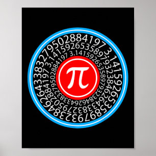 Affiche Jour Pi - Drôle Jour Pi Pour Le Geek Math