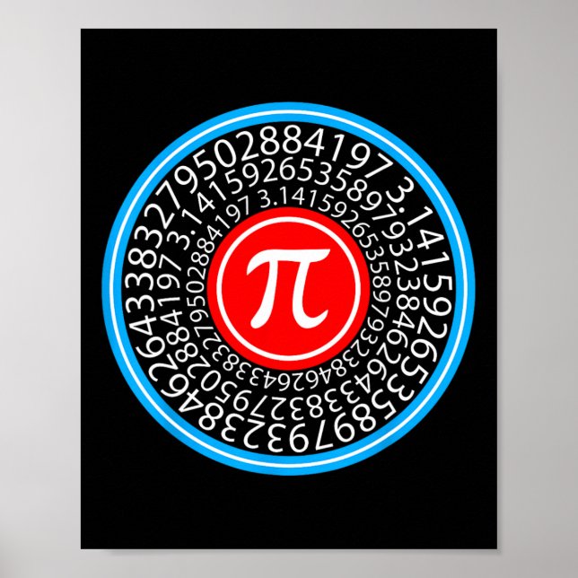 Affiche Jour Pi - Drôle Jour Pi Pour Le Geek Math (Devant)