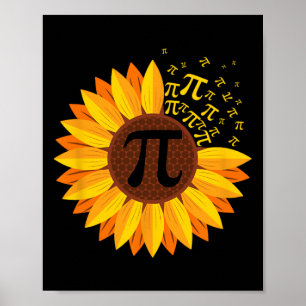 Affiche Jour Pi Tournesol Pi Numéro Symbole Math Thème Sci