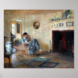 Affiche Jour pluvieux de Frank W. Benson