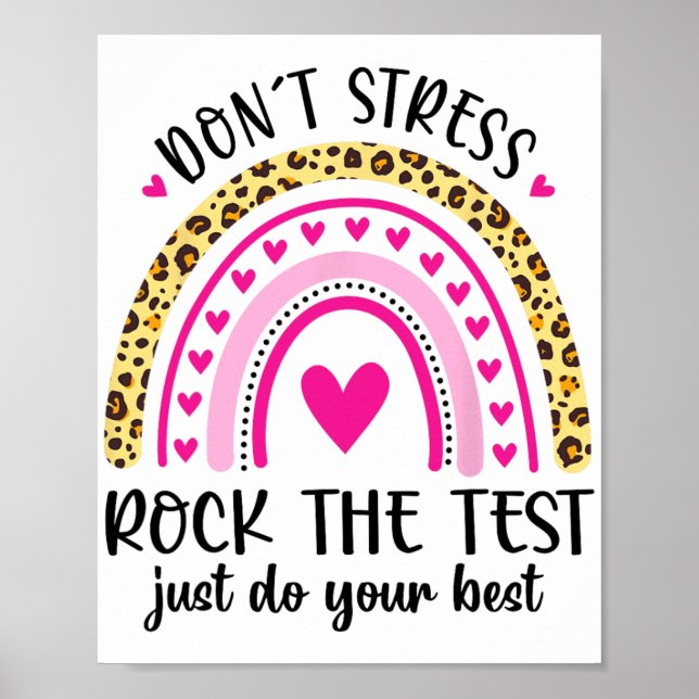 Affiche Jour Rock Le Test de l'enseignant Jour Rainbow Tea (Devant)